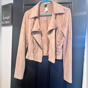 Windsor faux suede woman’s coat